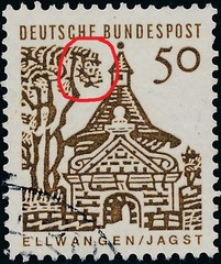 Stamp Germany Sc 0909 1964 Bundespost Adolf Hitler in the Tree Seldom Offered U