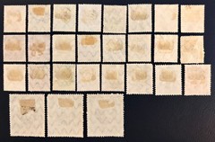 Bavaria 95-100, 102-115 / 1914-1920 King Ludwig III Stamps / Used / 112-114 MH