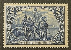 Travelstamps: 1920 Germany Germania Stamps Mi95 Deutsches Reich Mint MOGH