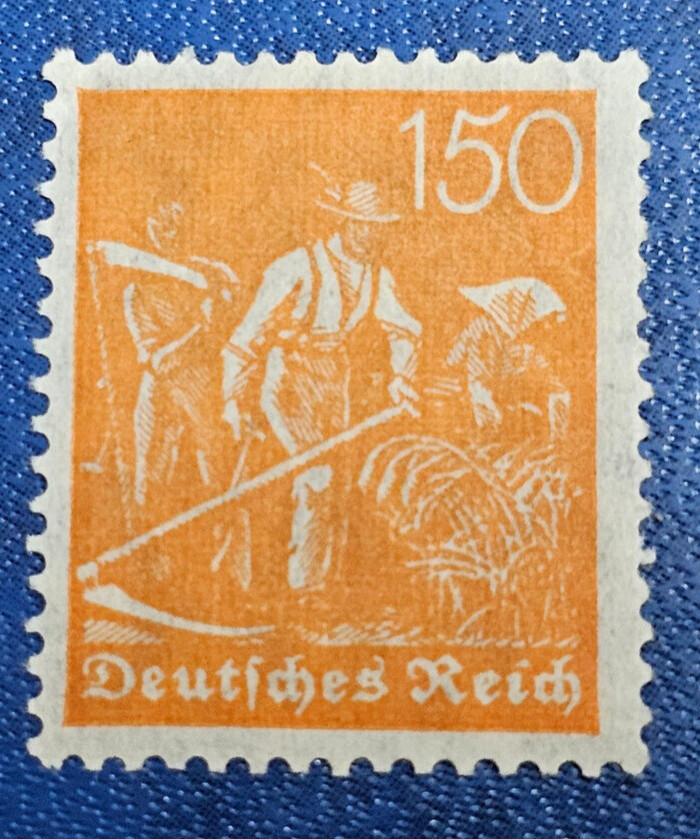 Stamp Germany Deutsches Reich 150 Pfennig 1921 Mi. Nr. 169 [🇩🇪35552]