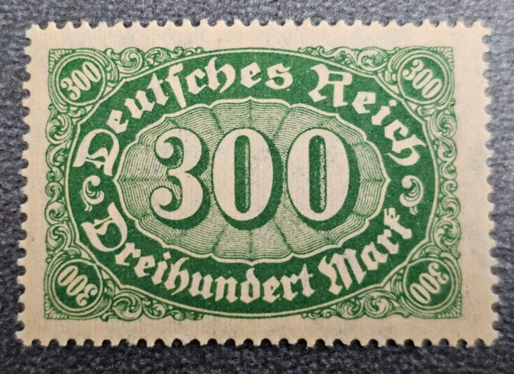 Stamp Germany Deutsches Reich 300 Mark 1922 Mi. Nr. 221 [🇩🇪39239]