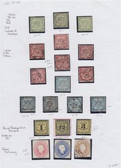 GERMANY STATE BADEN 1862/68 ISSUES (x20) MINT & USED (ID:455/R66717)