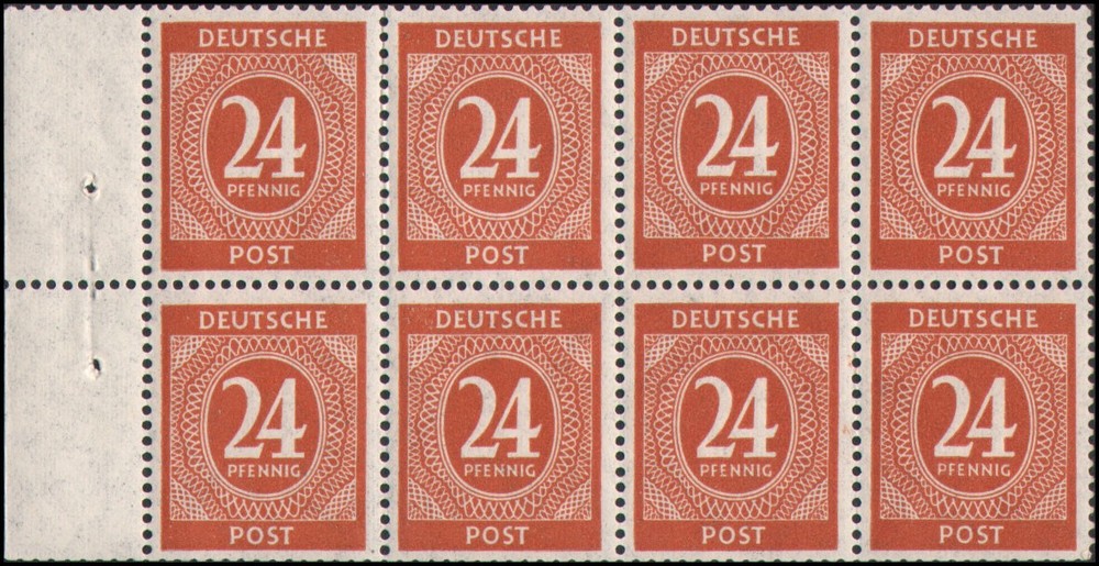 Germany #544a MH VF booklet pane of 8
