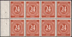 Germany #544a MH VF booklet pane of 8