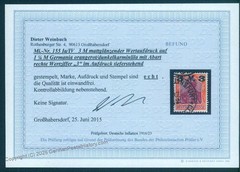 Germany 1921 Deutsches Reich Inflation 3 Mark Mi155 Ia PFIV Germania Photo 95841