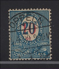 Upper Silesia Scott # 12 Used Surcharge 1920