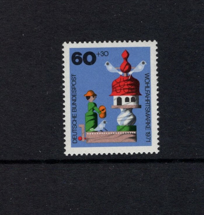 Germany 1971 WOODEN TOY DOVECOT SC B479X NH