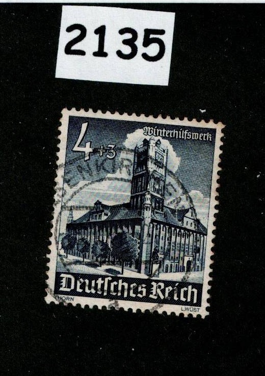 Used stamp Scott B178 1940 Winter relief Culture fund Germany #2135
