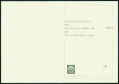 GERMANY FOLDER 1991/15 SCHLACHT BEI LIEGNITZ PFERDE RITTER REITER