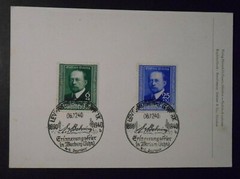 GERMANY, GERMANY1940 EMPIRE “ EMIL VON BEHAVIOR „vaccino“ „2V. Cpl SET Used