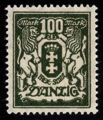 1923 Danzig Germany lot Michel 141 – 161 Scott 114 – 140 MNG