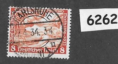 #6262 Richard Wagner Die Wakure / 1933 stamp B53a Third Reich Germany Opera