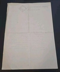 WW2 WWII German Third Reich Employment Recommendation Document Letter 1937