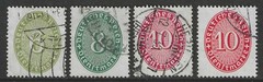 Germany 1927 / 1933 complete set official issues used $ 95.00