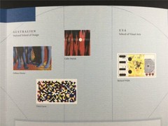 GERMAN POST ART-EDITION 2000/20 2117/2122 EXPO HANNOVER KUNST ART