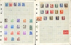 Germany Stamp Collection on 47 Pages, WWII Occupations, Danzig, Thurn++ (KD)