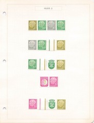 Germany West 1950s Heuss Booklet Panes Collection Se-Tenant Ad Tabs Lot 8 Pgs