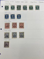 Germany States, Bavaria, Used& Mint – hinged on one album page, 1916-1920