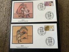 Germany 1986 #B643-B646 Vocational Training – 5 Fleetwood FDCs