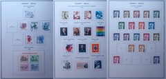 Germany Berlin 1948-1990 Postage Stamp Collection in Album Used Mint LH