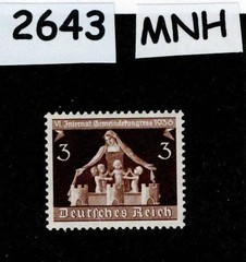 MNH stamp 1936 Sc 473 Germany International Congress of Reich cities #2643