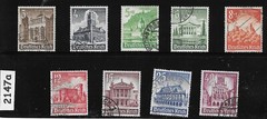 Stamp set B177-B185 1940 Germany Third Reich era Winter relief fund #2147a