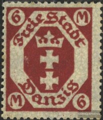 Gdansk 109a MNH 1922 clear brands