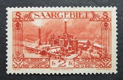 Saar Germany 1927-1932 Scott #133 Mint NG Issue!
