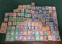 Germany Deutsches Reich Hyperinflation Stamp Lot 1920s Overprint Tausend Mark Us