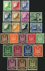 Germany #C3-C14 #C46-C56 Airmail Postage Sets Deutsches Reich Used Mint LH