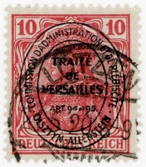 (I.B) Germany Postal : Allenstein Overprint 10pf