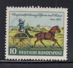 WEST GERMANY Thurn & Taxis Postilion MNH stamp