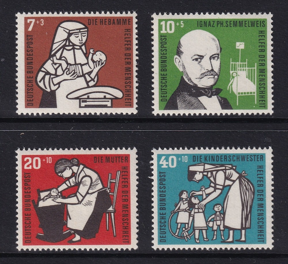 WEST GERMANY 1956 Relief Fund set of 4 SG 1169-1172 MNH/** (CV £25)