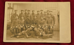 Imperial German Army Military soldiers Regiment Wartime Photo Postcard WW1 WWI
