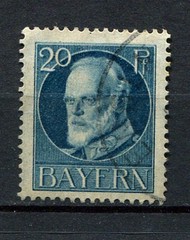 Bavaria – Bayern : Michel 97 I – stamp from 1914 – used