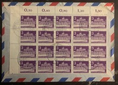 1965 Hamburg Germany Commercial Airmail Cover To Valparaiso IN USA Great Frank