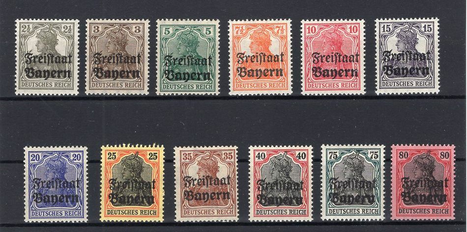 Bavaria 136/47 Short Set** MNH Mint Never Hinged (74579)