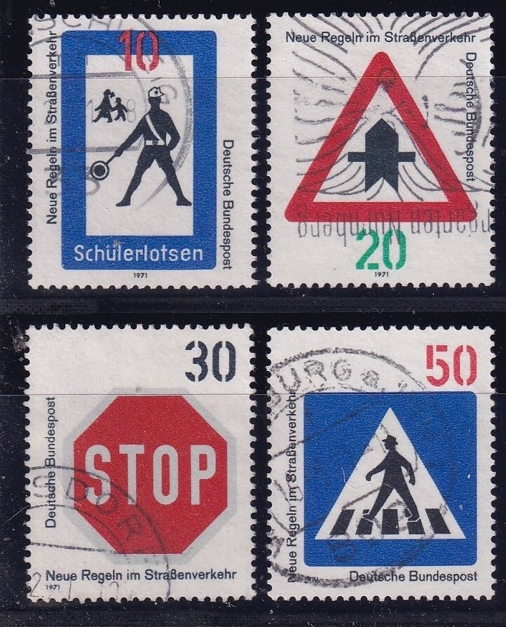 Bundesrepublik used 665-8 SC 1055-8 New Traffic Regs