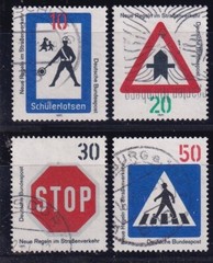 Bundesrepublik used 665-8 SC 1055-8 New Traffic Regs