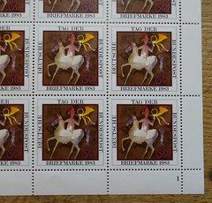 Bund 1192 mint never hinged complete Bogen Tag Della Lettera 1983 FN 1 MNH