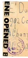 Germany Cover Scott # 543, 547 – Censor Cover – 1/13/23 (24-Coll)
