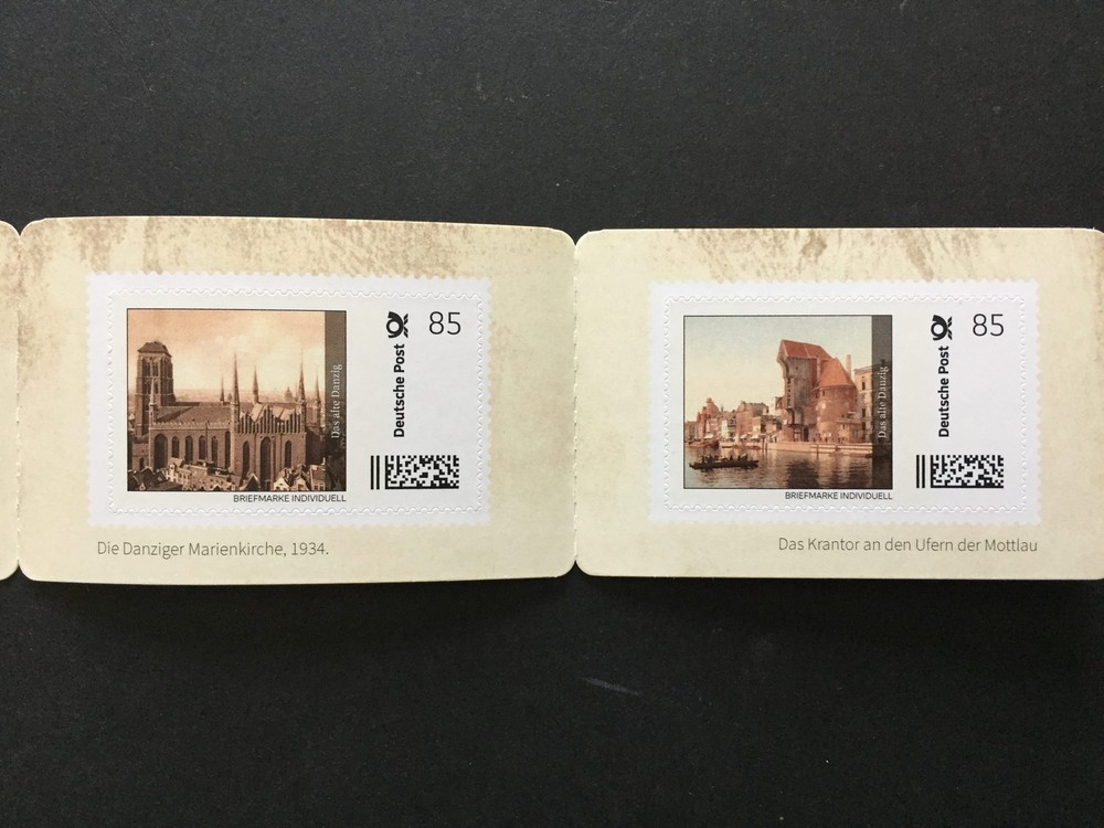 GERMANY GERMAN POST STAMPCARD GDANSK DANZIG ARCHITECTURE RARE!!! m5089