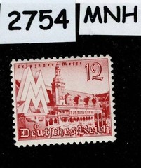MNH stamp Sc #496 1940 Spring fair Leipzig Germany WWII #2754