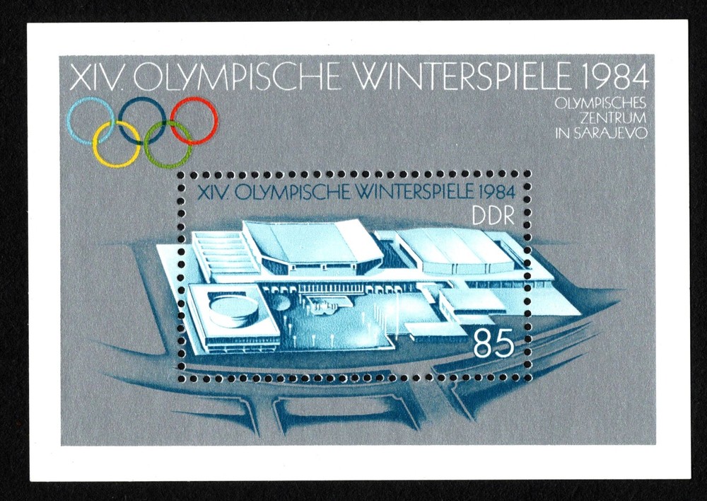 OPC 1983 Germany DDR Olympic S/S Mi#2843 Block 74 Sc#2388 MNH 44893