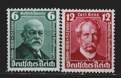 Germany Famous Car Makers Daimler and Benz set 1936 MNH #470-71 CV$20 A-13