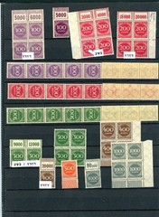 Lot Dt. Reich Michel number 268 – 276 mint + see pictures for special features