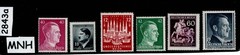 MNH Stamp set 1940-1945 Germany Czechoslovakia Poland occupation WWII #2843a
