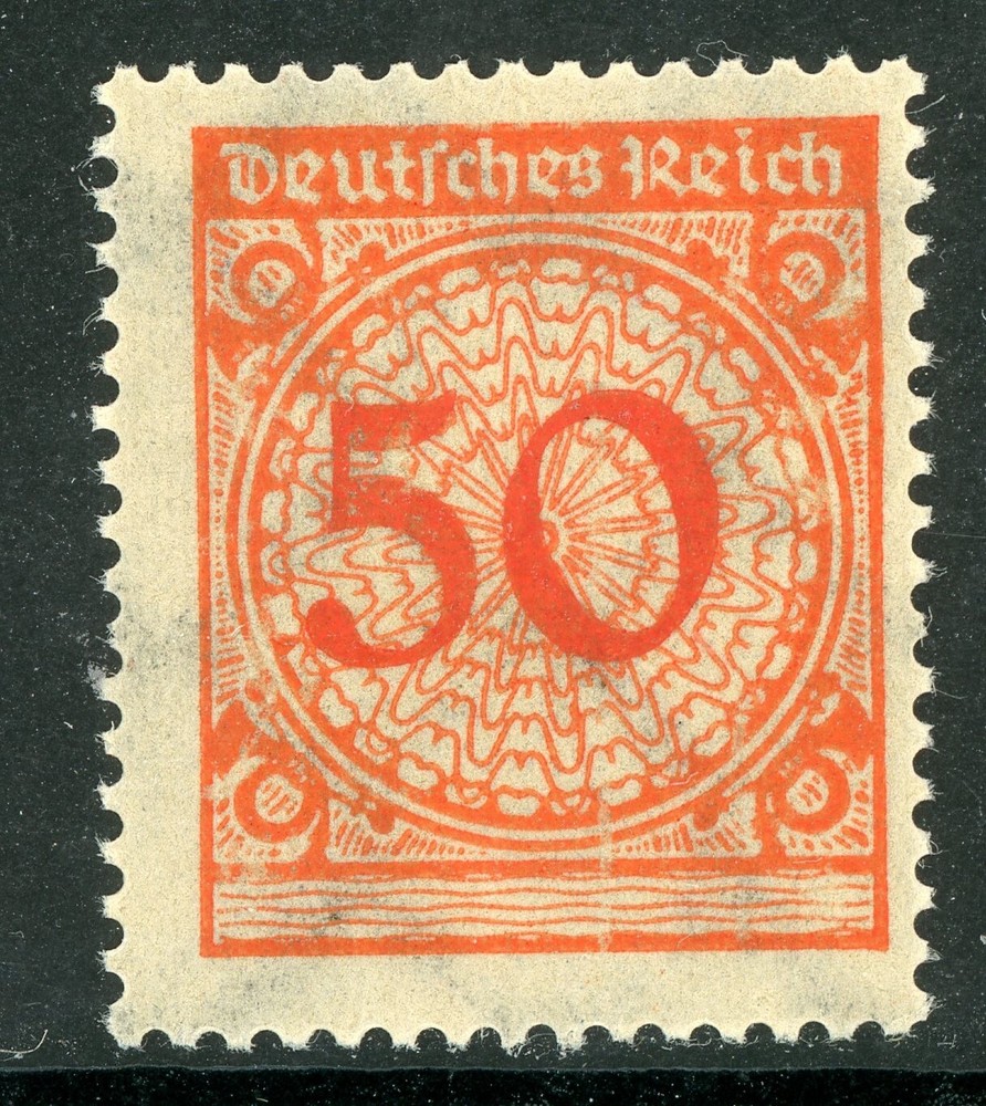 GANDALF – Germany 1923 Reich 50pf Orange Scott #327 MNH H606
