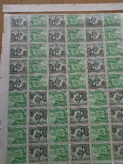 Germany 3 Rd Reich original SHEET-Bogen- Block 1939 WHW Bauwerke Rare 5&6 pfe
