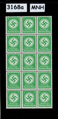 MNH Stamp Block PF05 Sc 082 1934 Large WWII Official Third Reich Germany #3168a